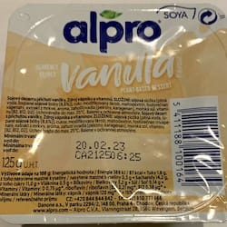 Náhled obrázku pro potravinu ALPRO Vanilla flavour plant-based dessert sójový dezert s příchutí vanilky ALPRO a DANONE A.S. 
