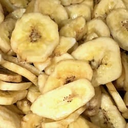 Banánové chipsy - nutriční (výživové) hodnoty, kalorie