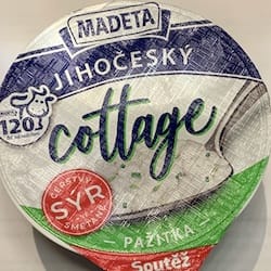 Jihočeský cottage sýr pažitka - nutriční (výživové) hodnoty, kalorie