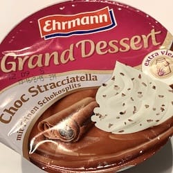 EHRMANN Grand Dessert Choc Stracciatella - nutriční (výživové) hodnoty, kalorie