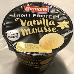 Náhled obrázku pro potravinu High Protein Vanilla Mousse proteinová vanilková našlehaná pěna EHRMANN 