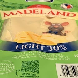 Náhled obrázku pro potravinu Madeland light 30% plátkový ...