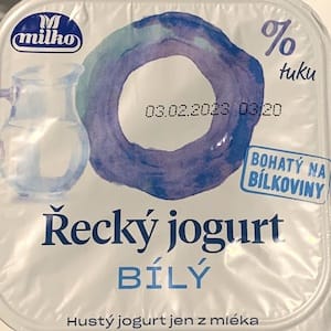 Náhled obrázku pro potravinu MILKO Jogurt řecký bílý 0% ...