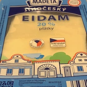 Náhled obrázku pro potravinu Eidam 20% jihočeský MADETA 