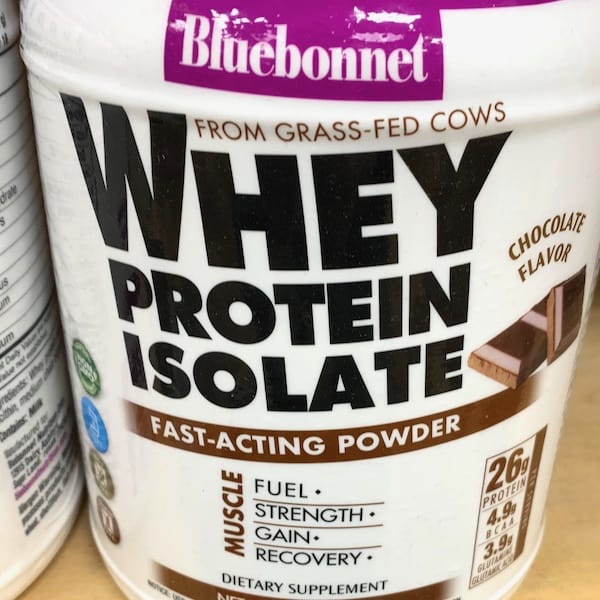 Thumbnail for food item BLUEBONNET Whey Protein Isolate Fast-Acting Powder Chocolate Flavor dietary supplement BLUEBONNET NUTRITION CORP. 