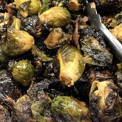 Thumbnail for food item Brussels sprouts cooked from frozen fat not added in cooking