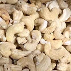 Cashews unsalted - nutritional values, calories