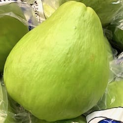 Chayote fruit raw - nutritional values, calories