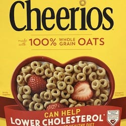 GENERAL MILLS Cheerios - nutritional values, calories