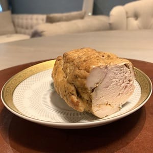 Oven-roasted chicken breast roll - nutritional values, calories