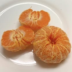 Raw clementines - nutritional values, calories