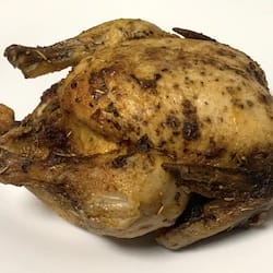 Thumbnail for food item Cornish game hen cooked skin eaten