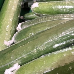 Cucumber with peel raw - nutritional values, calories