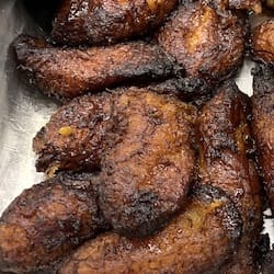 Fried yellow plantains - nutritional values, calories