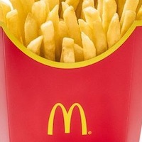 McDONALD'S French Fries (small 2.4oz 69g - nutritional values, calories