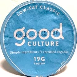 GOOD CULTURE Organic Low-Fat Classic Cottage Cheese - nutritional values, calories