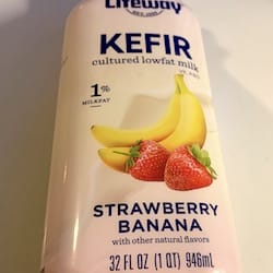 LIFEWAY Kefir Cultured Lowfat Milk Strawberry Banana - nutritional values, calories