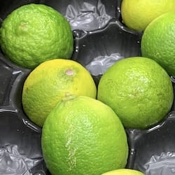 Raw limes - nutritional values, calories