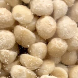 Dry roasted macadamia nuts without salt - nutritional values, calories