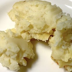 Thumbnail for food item Homemade mashed potatoes with milk and butter