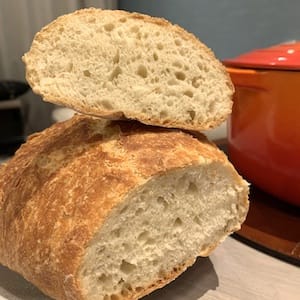 Thumbnail for food item BOB'S RED MILL No-Knead Artisan Bread website recipe 