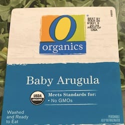 ORGANICS Baby Arugula - nutritional values, calories