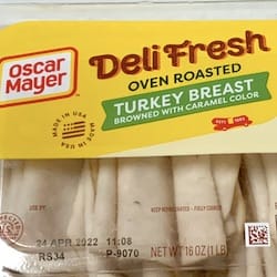 OSCAR MAYER Oven Roasted Turkey Breast - nutritional values, calories
