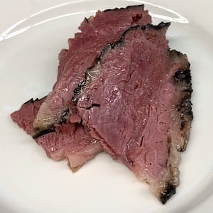 Beef cured pastrami - nutritional values, calories