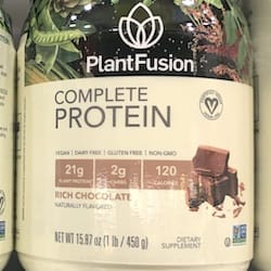 PLANT FUSION Complete Protein Rich Chocolate - nutritional values, calories
