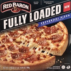 RED BARON Fully Loaded Pepperoni Pizza - nutritional values, calories