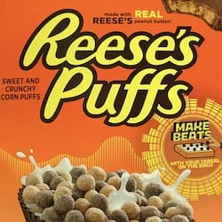 GENERAL MILLS Reese's Puffs - nutritional values, calories