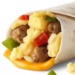 McDONALD'S Sausage Burrito - nutritional values, calories