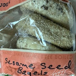 Thumbnail for food item BAKED IN NYC Sesame Seed Bagels TRADER JOE'S 