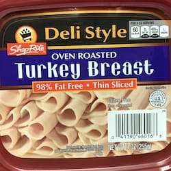 Thumbnail for food item SHOPRITE Deli Style Oven Roasted Turkey Breast WAKEFERN FOOD CORP. 