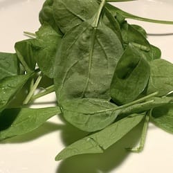 Raw spinach - nutritional values, calories