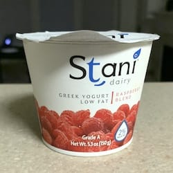 Thumbnail for food item STANI DAIRY Greek Yogurt Low Fat Raspberry Blend STANI DAIRY LLC 