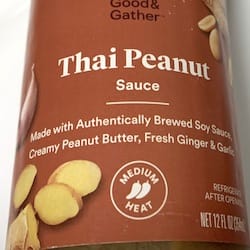 GOOD & GATHER Thai Peanut Sauce - nutritional values, calories