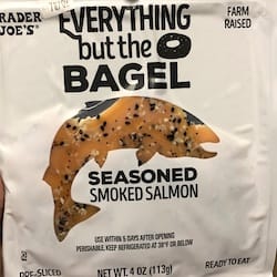 TRADER JOE'S Everything But The Bagel Seasoned Smoked Salmon - nutritional values, calories