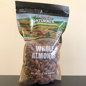 Thumbnail for food item VALUED NATURALS Whole Almonds INTERNATIONAL FOODSOURCE LLC. 