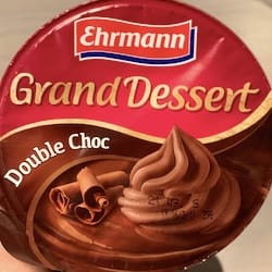 EHRMANN Grand Dessert Double Choc - nutriční (výživové) hodnoty, kalorie