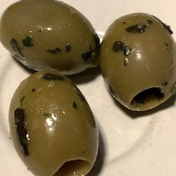 Náhled obrázku pro potravinu Zelené olivy bez pecek ve slaném nálevu Freshona pro LIDL 