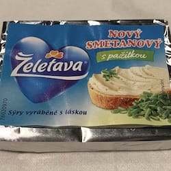 Náhled obrázku pro potravinu Sýr Želetava nový smetanový s pažitkou BEL SÝRY ČESKO 